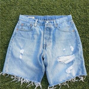 Distressed Denim Men Shorts